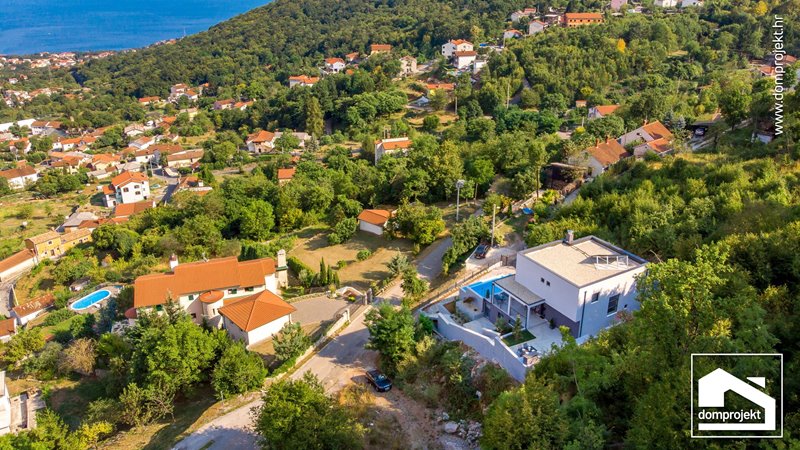 Contemporary two-storey prefab house in Rukavac