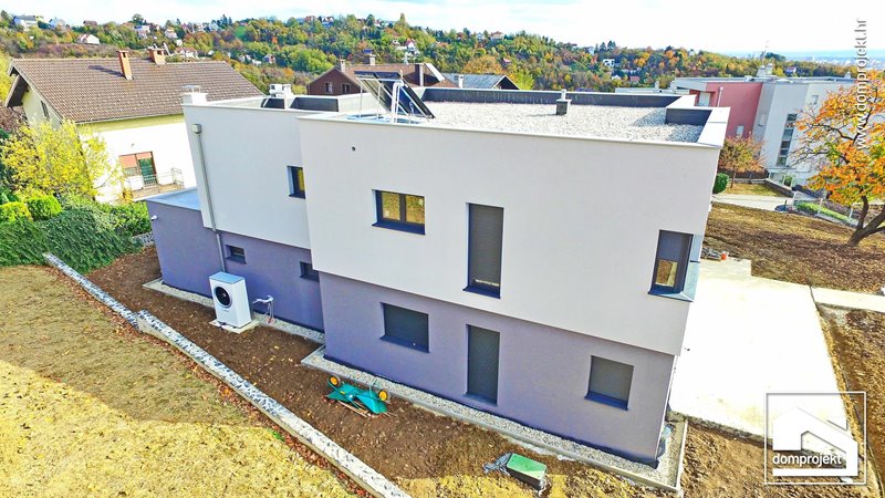 Energy-efficient two-storey prefab house in Zagreb