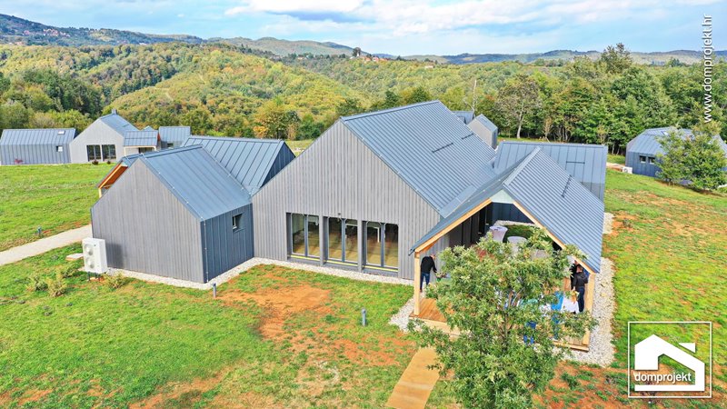 Energy-efficient prefab bungalow in Žumberak
