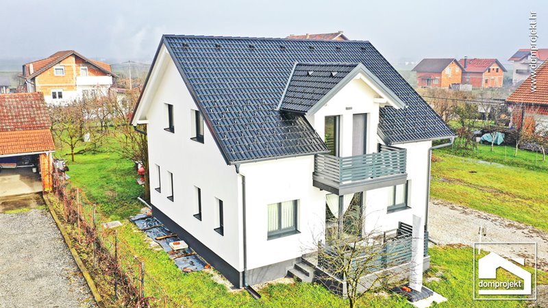 Energy-efficient prefab house in Petrovina Turopoljska