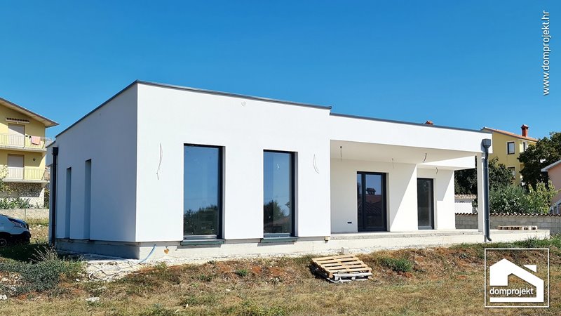 Modern prefab house in Nedešćina