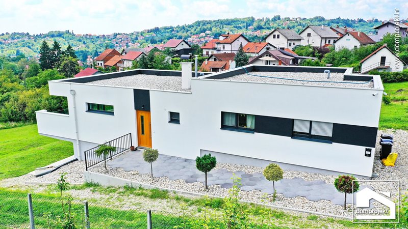 Family prefab house in Zagreb