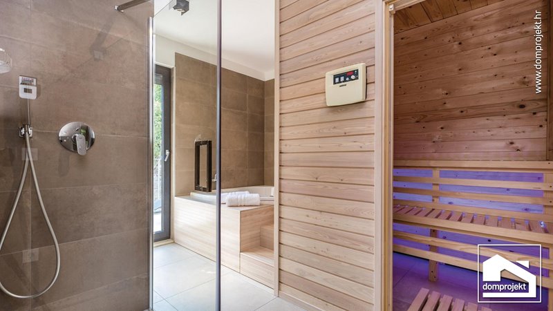 High-quality prefab house with pool in Rukavac