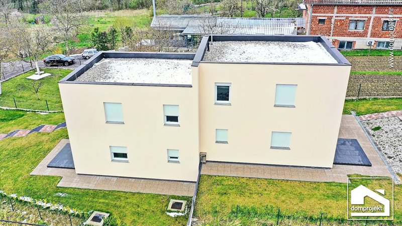 Two-storey prefab house in Zagreb turnkey