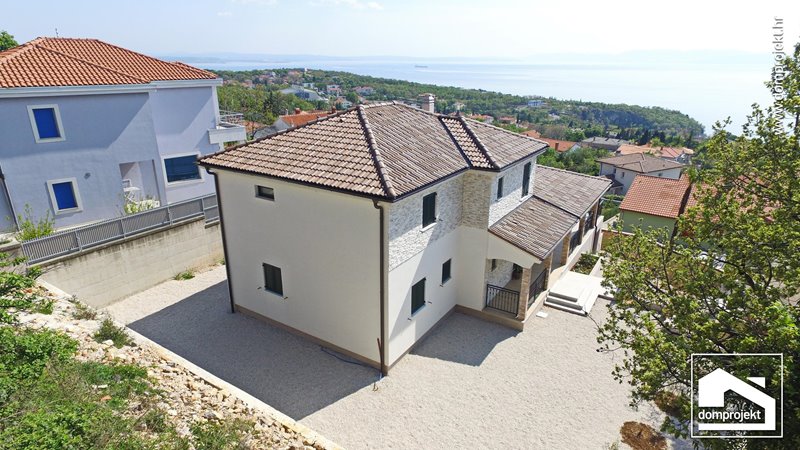Two-storey prefab house in Kostrena Sveta Lucija turnkey