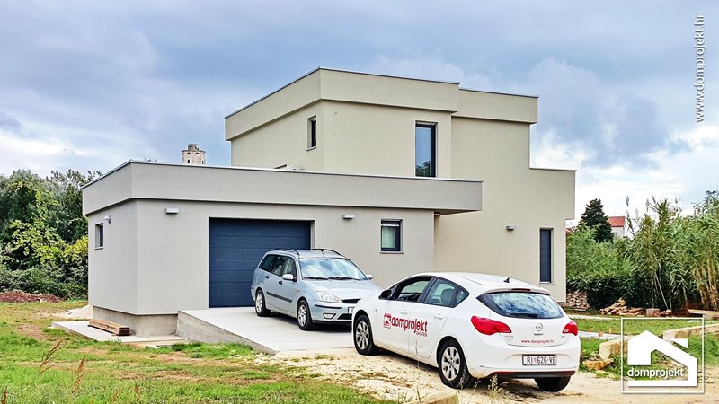 Contemporary two-storey prefab house in Premantura