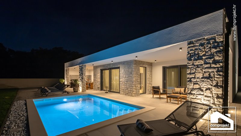 Energy-efficient prefab bungalow in Buje