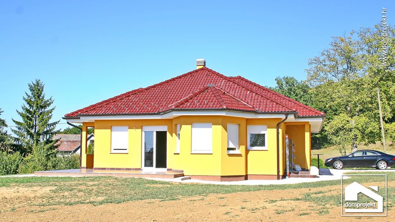 Modern prefab house in Križevci