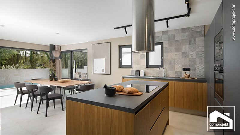Energy-efficient two-storey prefab house in Umag