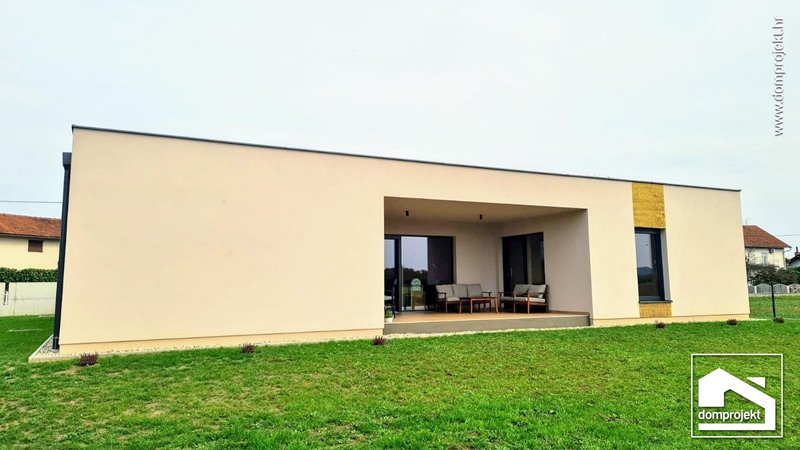 Modern prefab house in Varaždin